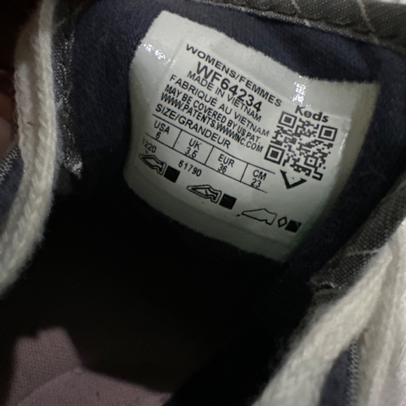 Keds women’s blue denim lace up fashion sneakers shoes size 6 - Picture 7 of 7